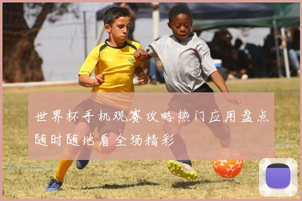 世界杯手机观赛攻略热门应用盘点随时随地看全场精彩