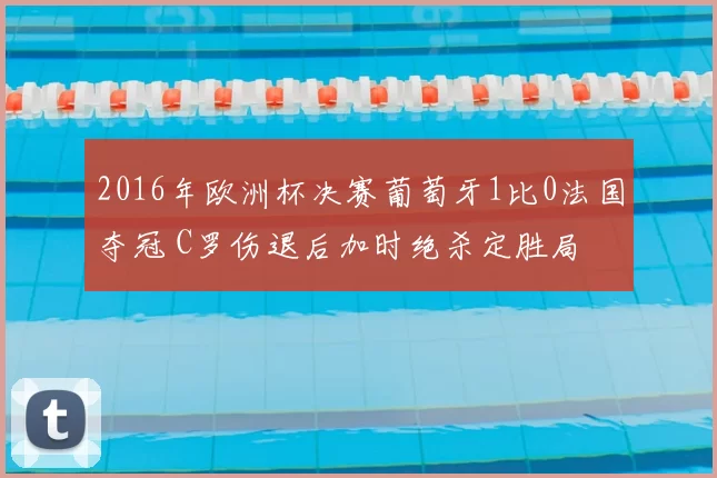 2016年欧洲杯决赛葡萄牙1比0法国夺冠 C罗伤退后加时绝杀定胜局